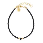 Mint15 Armband 'Diamond Bracelet - Black' - Goud