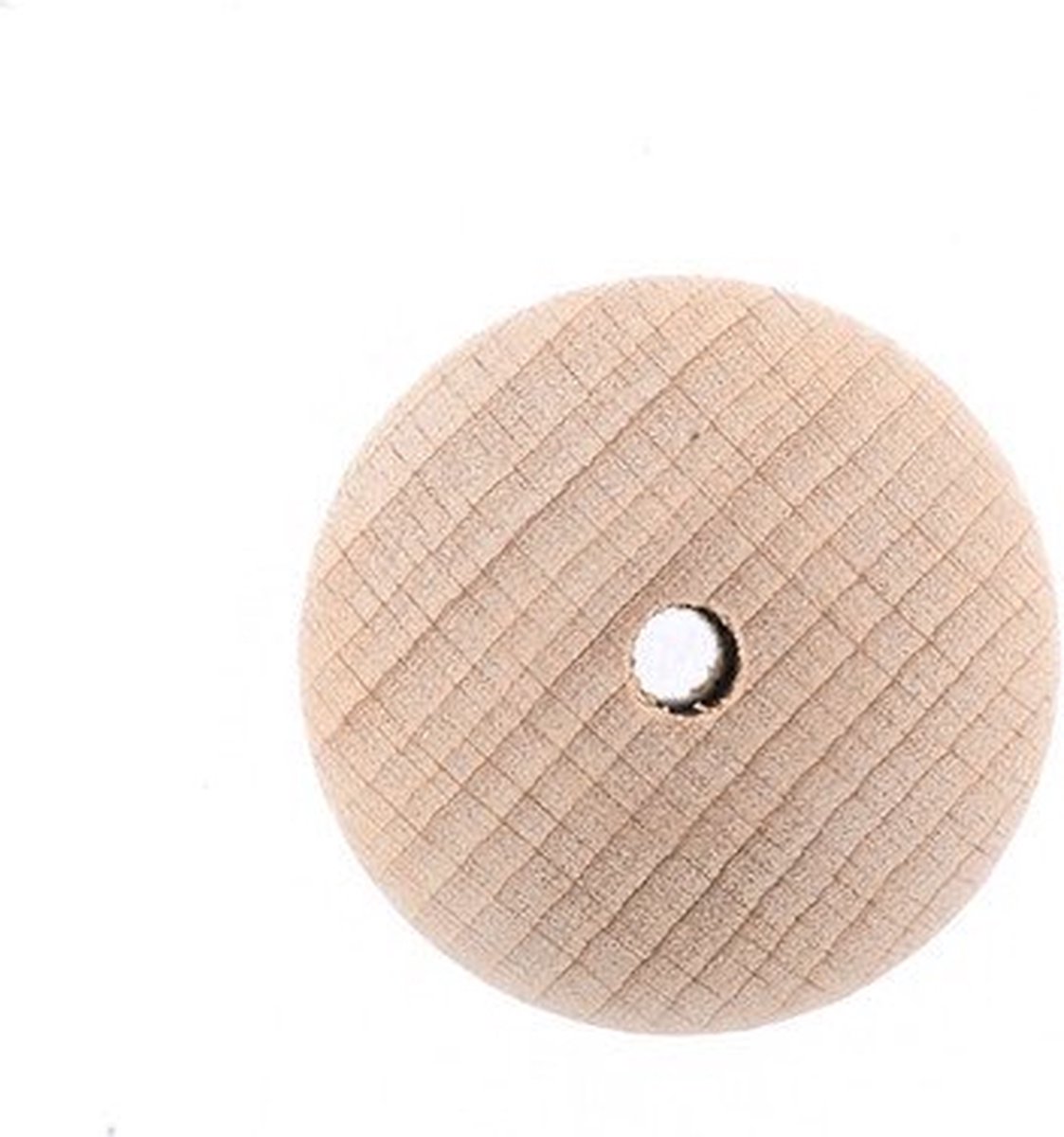 0856-305 Houten kralen natuur 30 mm gat 6 mm