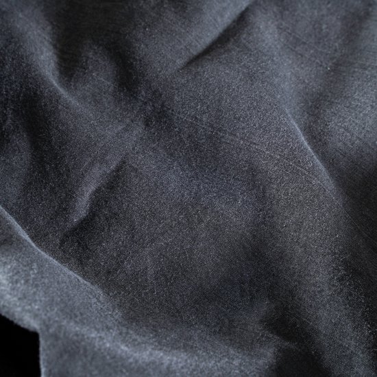 Charm & Co Stone washed - Dekbedovertrek - 100% Zacht Katoen - Lits-jumeaux - 240 x 200/220 - Antraciet van Charm & Co — afbeelding 4