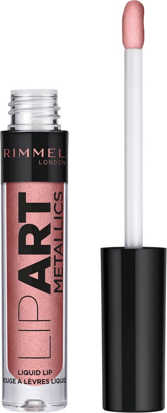 Rimmel Lip Art Metallics Lipgloss - 050 Ritzy Rose