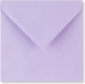 Lavendel enveloppen 16 x 16 cm 100 stuks