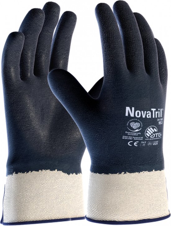 12 paar Werkhandschoenen ATG NOVA Tril 24-196 volledige coating MAAT 10/XL  -... | bol.com