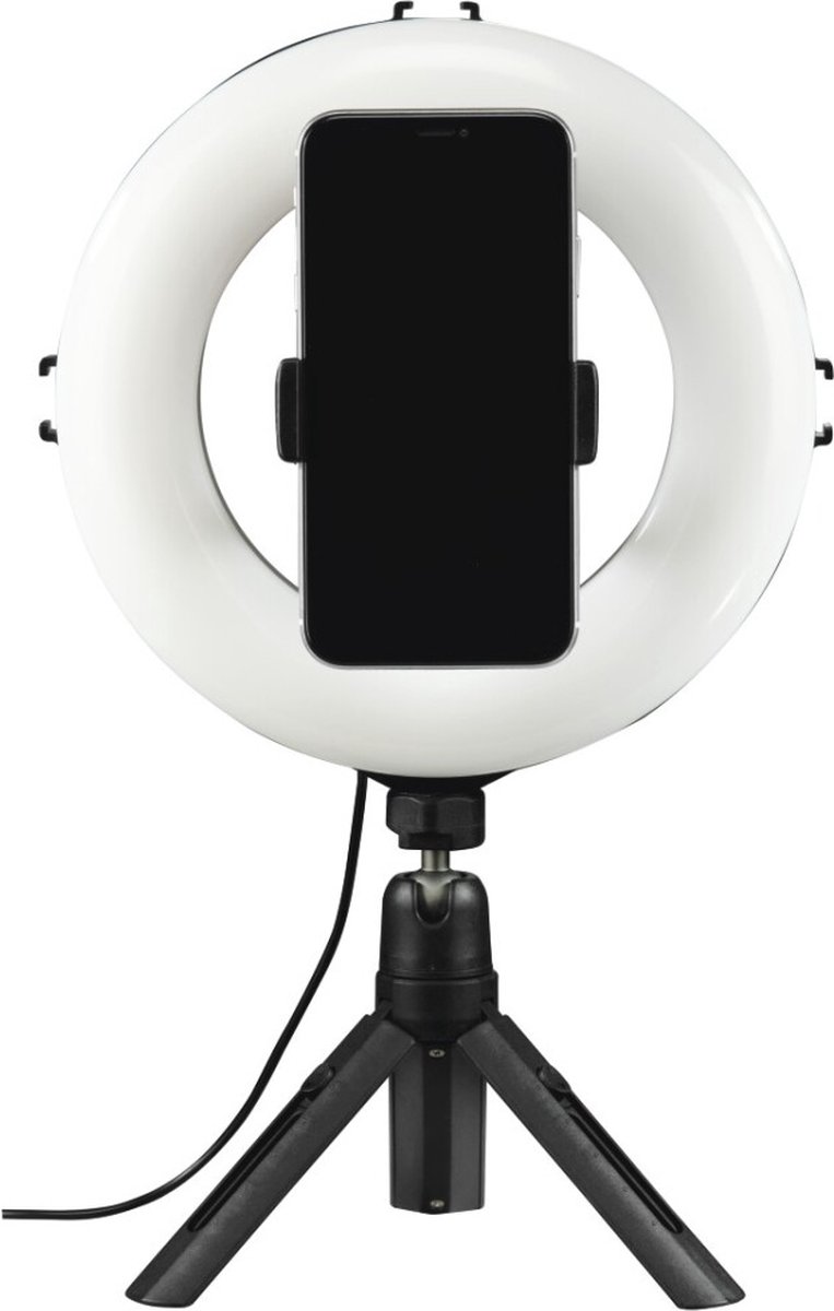 Hama Ringlamp met statief - 13,5 t/m 17,5 cm - Ø 21 cm