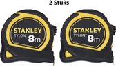 STANLEY 0-30-657 - Rolbandmaat - Tylon 8m - 25mm - 2 Stuks