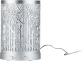 SILVERCREST® Aromadiffuser -windlicht-look - Zilver - LED licht