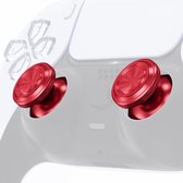 CS Consoleskins - PS5 Controller Buttons - Rood Aluminium - Thumbsticks