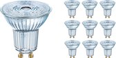 Voordeelpak 10x Osram Parathom GU10 PAR16 4.5W 927 - Zeer Warm Wit | Dimbaar - Vervangt 50W