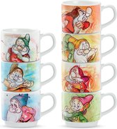 Disney Egan Espresso-kopjes Zeven Dwergen 7 stuks (incl. rekje)