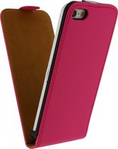 Apple iPhone 5/5s/SE Hoesje - Mobilize - Ultra Slim Serie - Kunstlederen Flipcase - Roze - Hoesje Geschikt Voor Apple iPhone 5/5s/SE