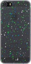 Xccess Spray Paint Hardcase Hoesje - Geschikt voor Apple iPhone 5S - Groen