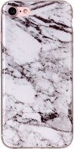 Apple iPhone 7 Hoesje - Mobigear - Marble Serie - TPU Backcover - Wit - Hoesje Geschikt Voor Apple iPhone 7