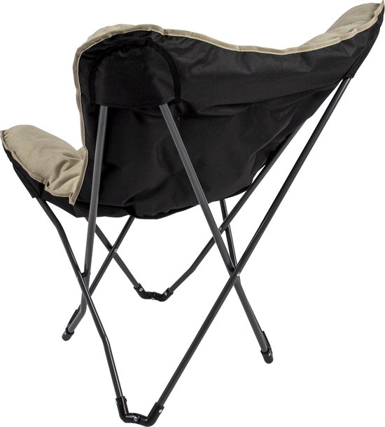 Bo-Camp - Urban Outdoor - Vlinderstoel - Redbridge - M - Oxford polyester - Beige van Bo-Camp — afbeelding 2
