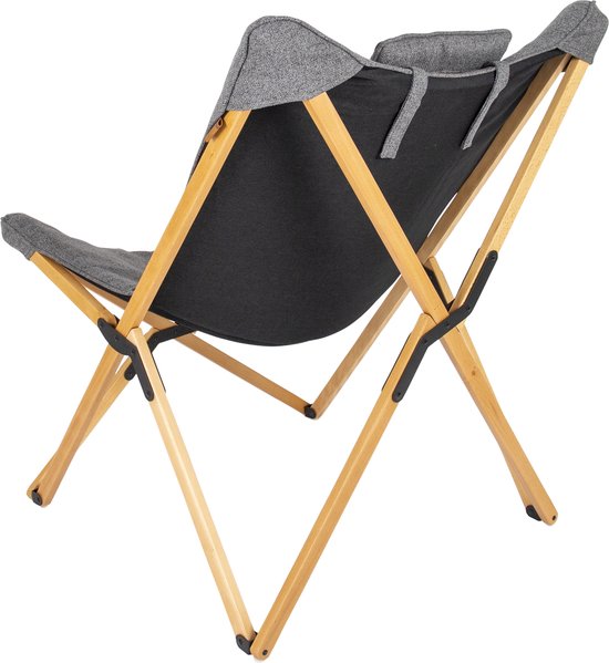 Bo-Camp - Urban Outdoor - Relaxstoel - Wembley - L - Nika - Grijs van Bo-Camp — afbeelding 2