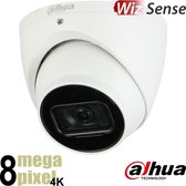 Caméra dôme IP Dahua 4K - WizSense - Starlight - lens 2.8mm - HDW3841EMP-AS