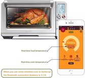 LuxuryLiving - Draadloze Vleesthermometer - Meather Bluetooth met App - Oventhermometer draadloos