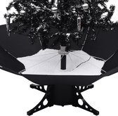 Huis en Tuin Depot Kerstboom Sneeuwend Met Paraplubasis 170 Cm Pvc Zwart