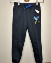 Jongens joggingbroek NYS zwart met blauw aansnoerkoord 110/116