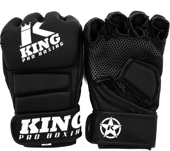 King MMA Handschoenen Revo 2 Zwart Large