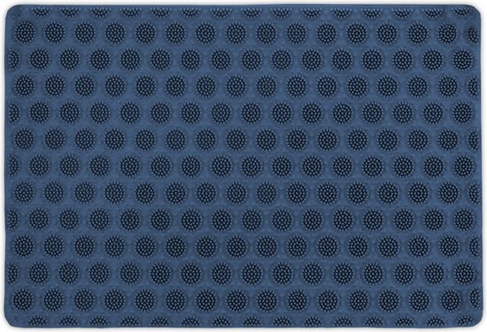 Relaxdays deurmat met noppen - voetmat rubber - schoonloopmat - 60 x 40 cm - antislip