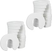 Relaxdays deurstopper foam - set van 20 stuks - vingerbescherming baby - klembescherming