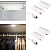 LED.nl® Draadloze Keukenverlichting met bewegingssensor - Oplaadbaar  - kast en keuken laden - 4 stuks