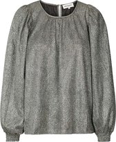 Lollys Laundry Dames Monica Blouse Zilver maat L