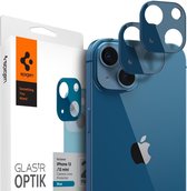 Spigen - Apple iPhone 13 / iPhone 13 Mini camera lens screenprotector - Blauw - 2 pack