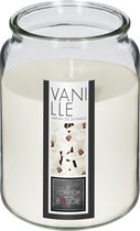 Le Comptoir De La Bougie Geurkaars Vanille - Geurkaars - In Glas - In Glazen Pot - Wit -