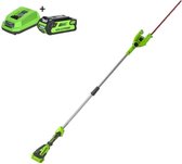 Greenworks G40PHAK2, 40 Volt accu heggenschaar langbereik , incl. 2-AH Accu & Lader