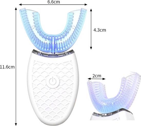 Lupio 360 graden Intelligente Automatische Tandenborstel | Whitening tandenborstel | Whitening tandpasta | Whitening tanden | Automatische tandenborstel | 360 graden tandenborstel kind
