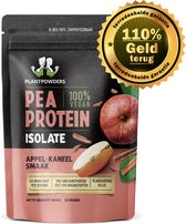 Plantpowders - Plantaardige Eiwitshake - Proteïne Poeder - Eiwitpoeder - Vegan Proteïne Shake - Appel/Kaneel - 1000 gram (33 shakes) - Met Gratis Cadeaubon t.w.v. 15 euro