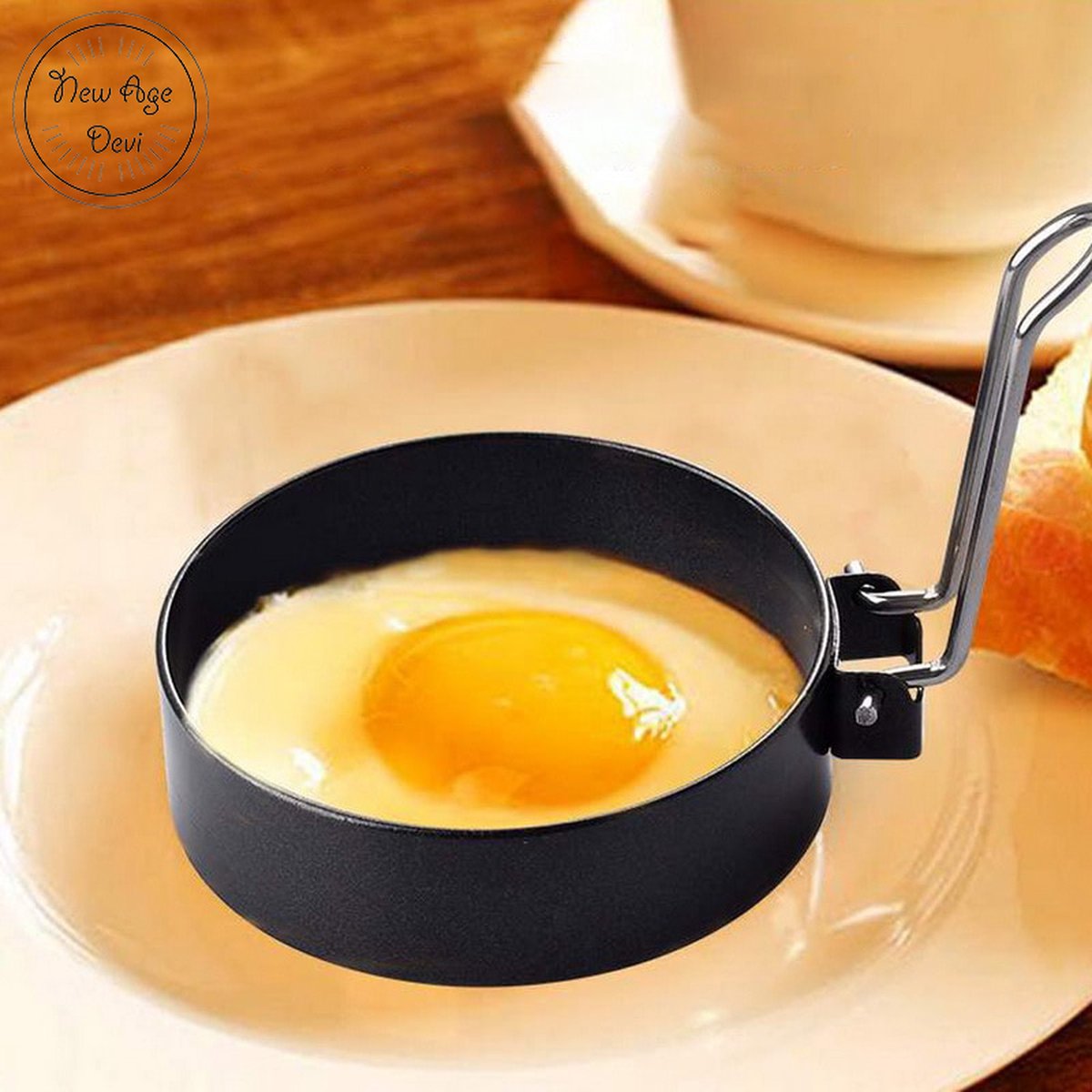 Ei vorm - Eier bakvorm - Eieren bakken - RVS - Perfect rond eitje - Bakvorm - Rond