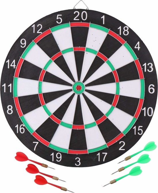 Softtip Dartbord - 6 dart pijlen - 30cm - Groothandel - Q&A Groothandel Softtip Dartbord - 6 dart pijlen - 30cm - Groothandel - Q&A Groothandel