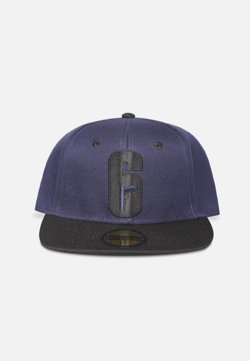 Rainbow Six Siege Snapback Pet Logo Blauw/Zwart