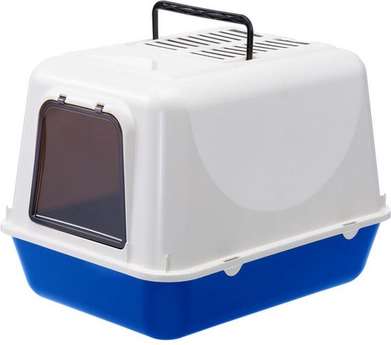 Ferplast Kattenbak Clear Cat 20 - Kattenbank - Blauw