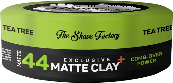 The Shave Factory Comb-Over Power Matte Clay | Hairclay | Haarklei 150g - The Shave Factory
