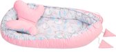 LUXE babynestje cocon unicorn roze GRATIS kussen