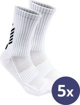 JT Sportsokken Unisex | Wit - 5 paar