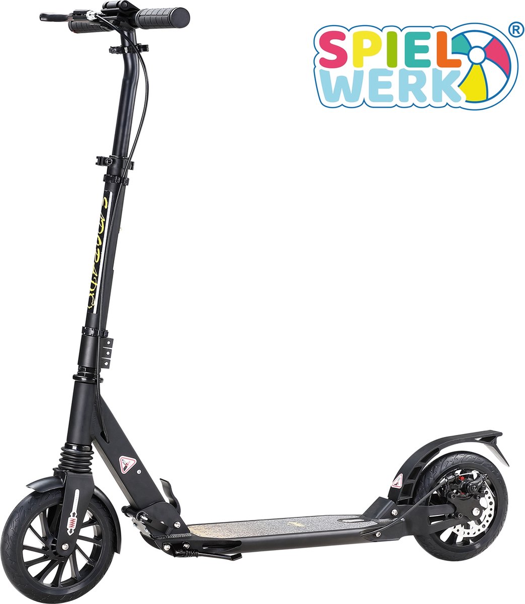 Trottinette Électrique 120 W Pliable pour Enfants de 7 à 12 Ans 10 Km/h  Max. Hauteur Guidon Réglable 2 Roues en PU Coloris Noir et Argent