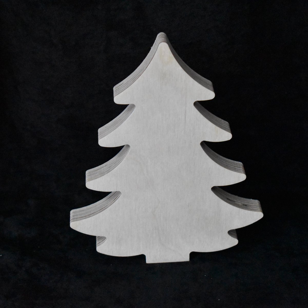 Houten kerstboom 21cm - Kerstdecoratie - Van Aaken Design - Berken multiplex