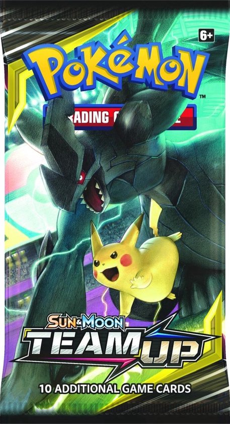 Thumbnail van een extra afbeelding van het spel Pokémon kaarten- Sun & Moon Team up-Booster Pack