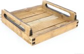 Dienblad wijnvat 30x30x4cm