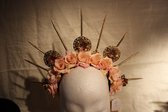 DIY headpiece set, steampunk, gothic, fantasy, spikes, godin, koningin, cosplay
