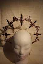 DIY headpiece set, steampunk, gothic, fantasy, halo, godin, koningin, cosplay