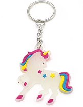 Unicorn sleutelhanger glow in the dark