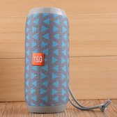 Bluetooth Speaker Grijs Blauw-Gray Blue-Portable-T&G -Musiek speaker met mic voor handsfree bellen