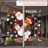 Raam Decoratie - Raamdecoratie - Kerst - Raamstickers - Glassticker - Vrolijk Kerstfeest - Decor Voor Thuis - Kinderkamer - Nieuwe Jaar Stickers