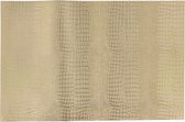 Placemats - Kunstleder - Slangenprint - 4 stuks - 30x45cm - Hittebestendig - Onderhoudsvriendelijk - Anti Slip