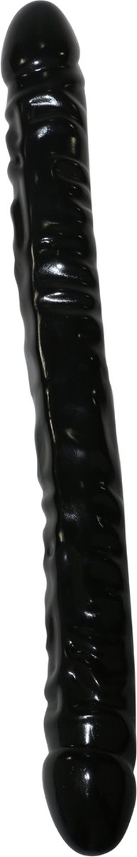 Goedkoopste Doc Johnson Built In America dubbele dildo Veined Double Header, 18 zwart - 45,21 cm