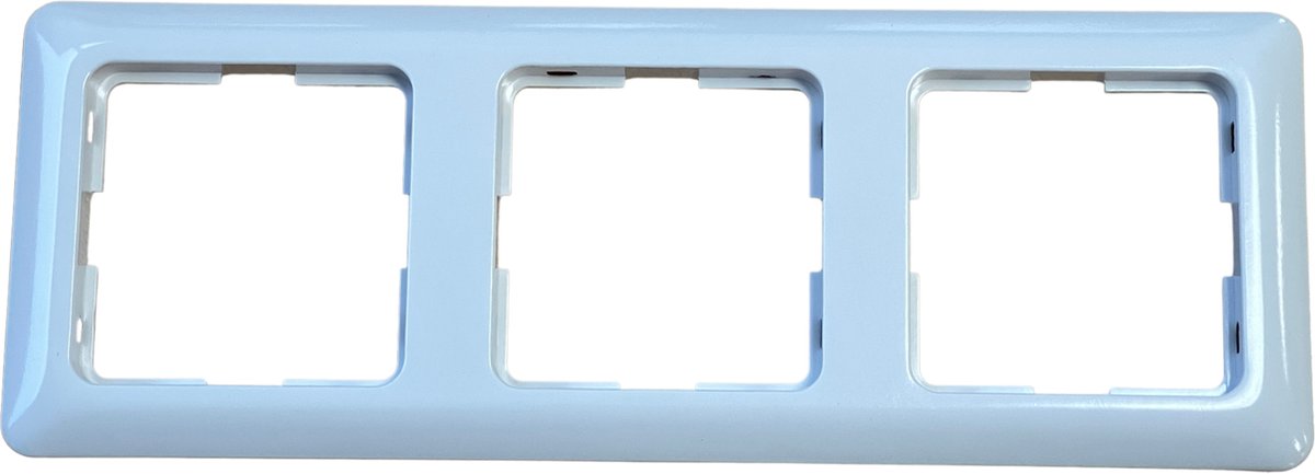 Berker M2 - Modul 2 - Afdekraam - 3 voudig - Wit